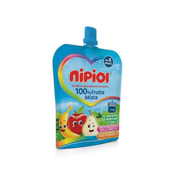 Nipiol - pouches frutta mista 85 gr - Nipiol