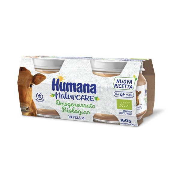 Humana omo vitello biologico 2x80g - Humana