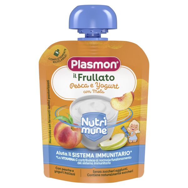 Plasmon il frullato pesca e yogurt con mela - 85 g - Plasmon