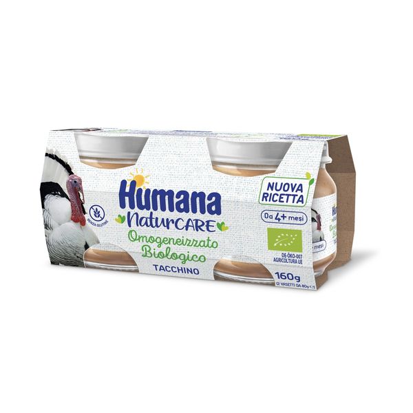 Humana omo tacchino biologico 2x80g - Humana