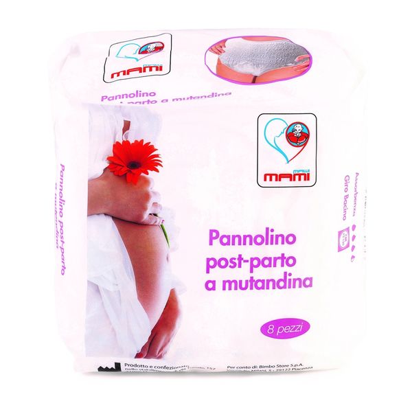 Pannolini post-parto a mutandina 8pz - Bimbostore