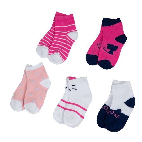 Mawi calza corta x5 gattini - Mawi