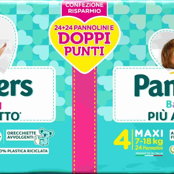 Pampers baby-dry tg.4 maxi 7-18kg - 24+24 pz - Catalogo Pampers