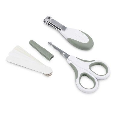 Baby kit per la cura delle unghie - 1138 sage green - Nuvita