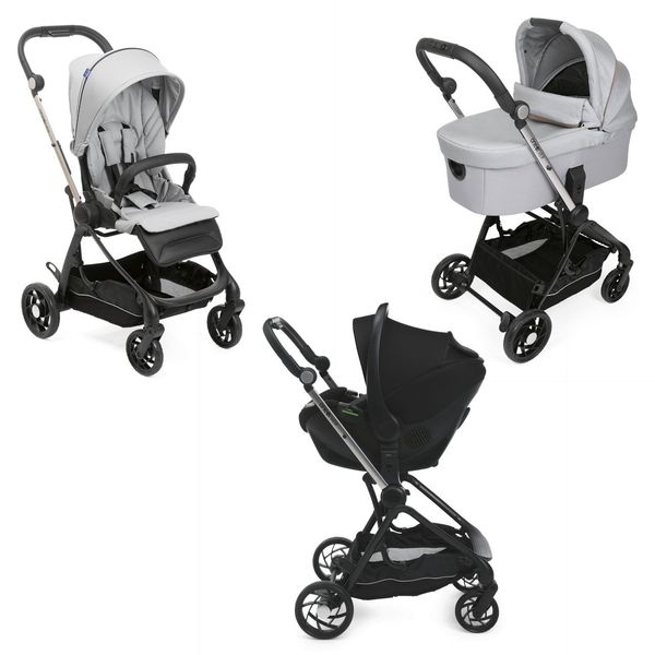 Chicco trio one4ever light con  kory essential silverleaf - Chicco