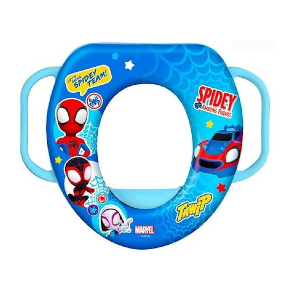 Lulabi riduttore spiderman wc soft con manici marvel spidey - Lulabi (lic.disney)