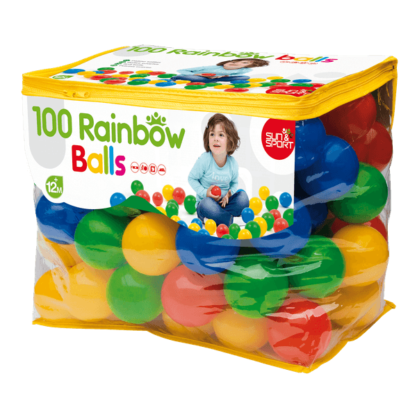 Sacca 100 palline - gioco di conteggio e colori - Sun&Sport