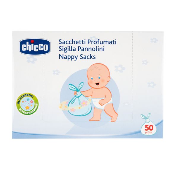 Chicco sacchetti profumati sigilla pannolini 50 pezzi - Chicco