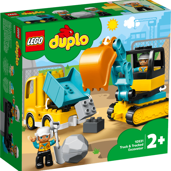 Camion e scavatore cingolato - avventure di costruzione - Lego duplo