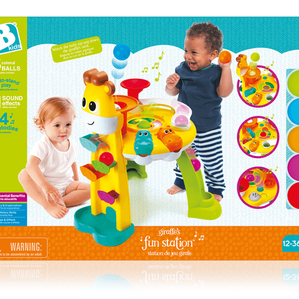 Giraffa centro attività - esplorazione sensoriale per neonati - B-Kids