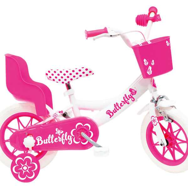 Bicicletta 12'' - rosa - corsa e divertimento colorato - Sun&Sport