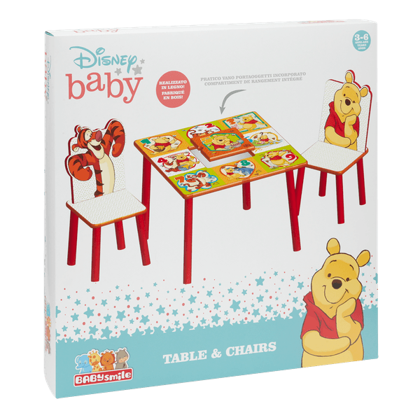 Tavolo e sedie - winnie the pooh - spazio per i piccoli - Baby Smile