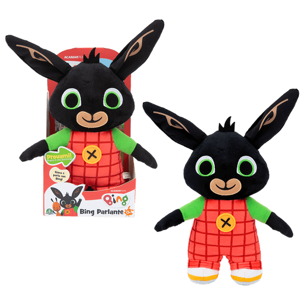 Bing peluche parlante 33 cm - divertimento intelligente per bambini - Bing