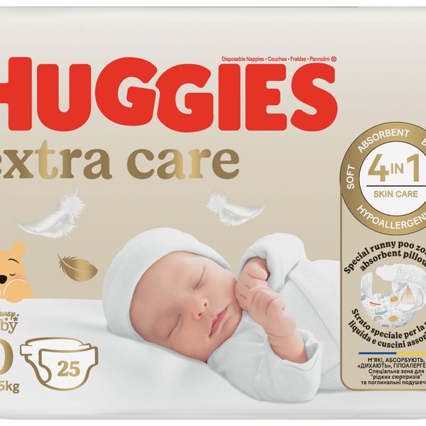 Huggies extra care tg.0 (25 pezzi) - Huggies