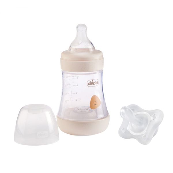 Chicco biberon perfect5 150ml neutro + gommottino 0-2m neutro - Chicco
