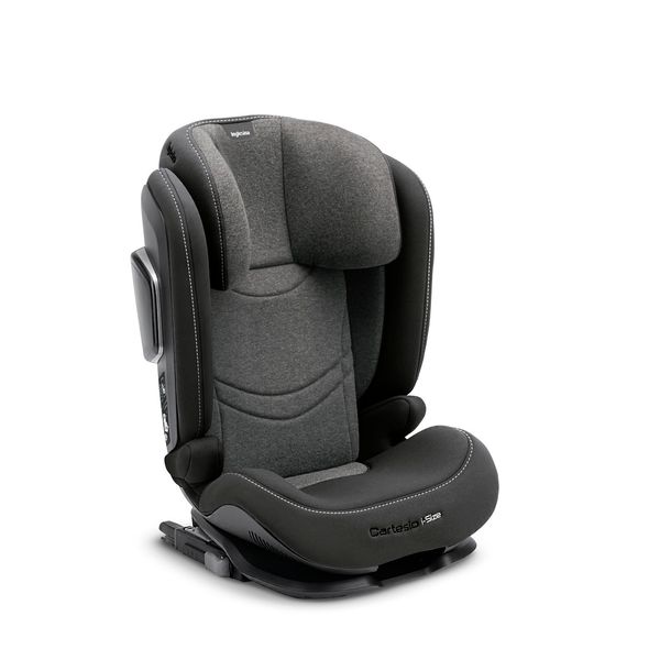Inglesina seggiolino auto cartesio i-size, 100-150 cm, colore vulcan black - Inglesina