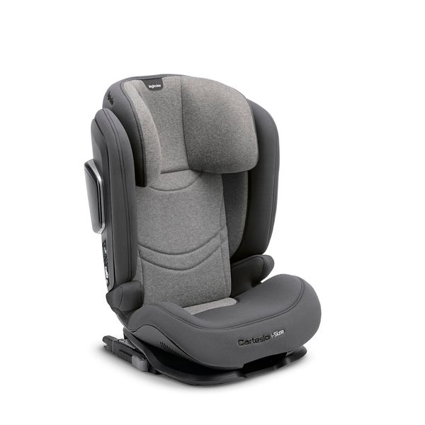 Inglesina seggiolino auto cartesio i-size, 100-150 cm, colore stone grey - Inglesina