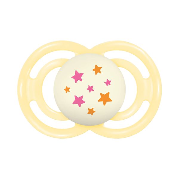 Succhietti perfect night 16+m silicone bio-circolare conf. singola giallo - mam - Mam