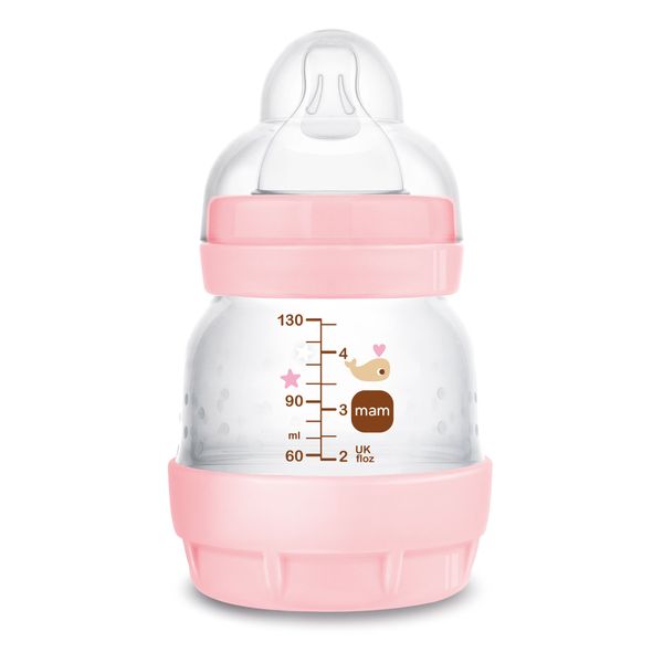 Biberon easy start ac 130ml rosa - mam - Mam