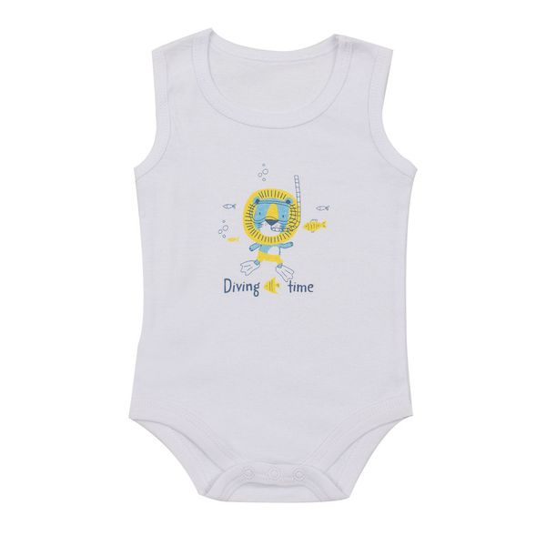 Mawi body  canotta costina con stampa - Mawi