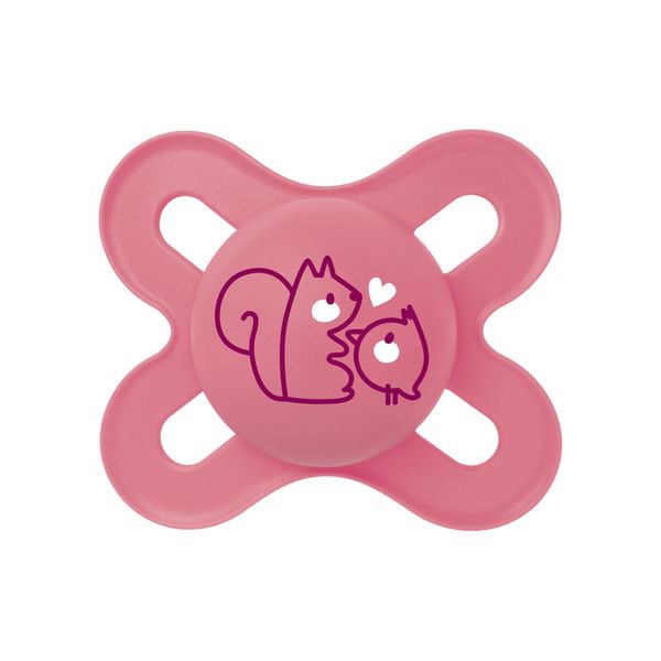 Mam succhietti original start  0-2m silicone bio-circolare conf. doppia rosa/grigio - Mam