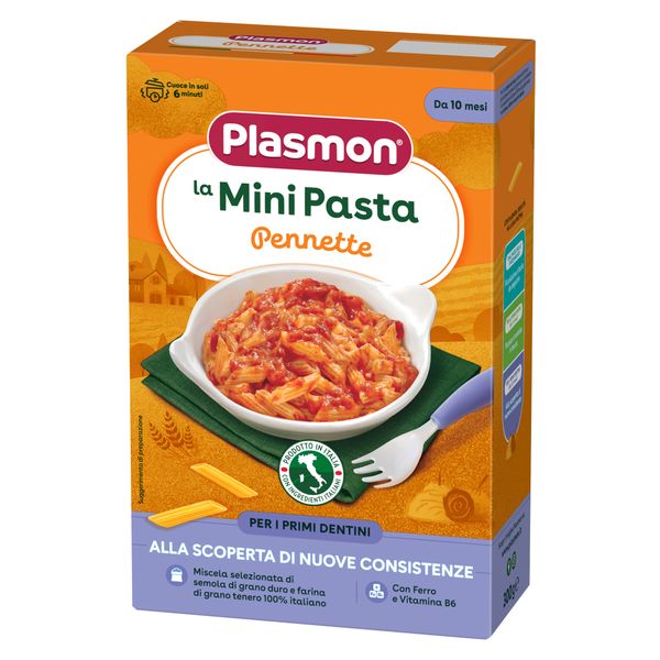 La mini pasta pennette dai 10 mesi 300 gr - plasmon - Plasmon
