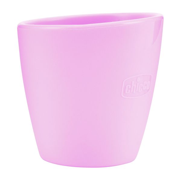Bicchiere in silicone rosa - chicco - Chicco