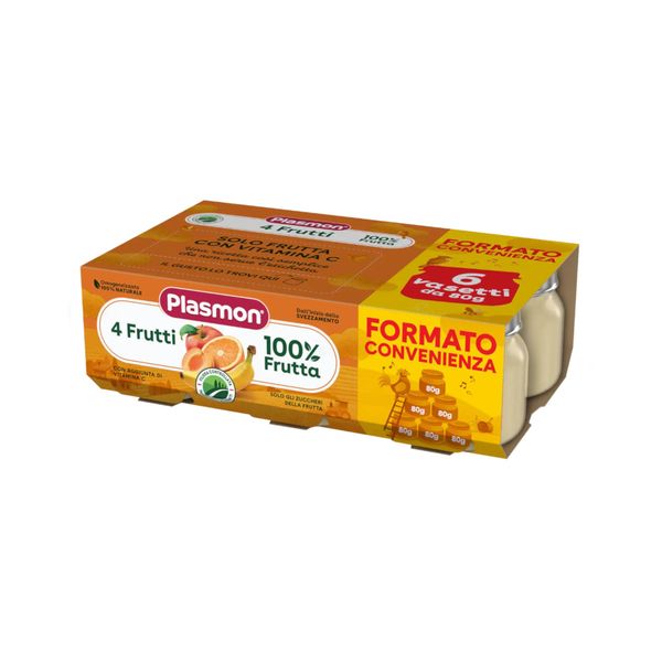 Omogeneizzato frutta mista 6x80 gr - plasmon - Plasmon