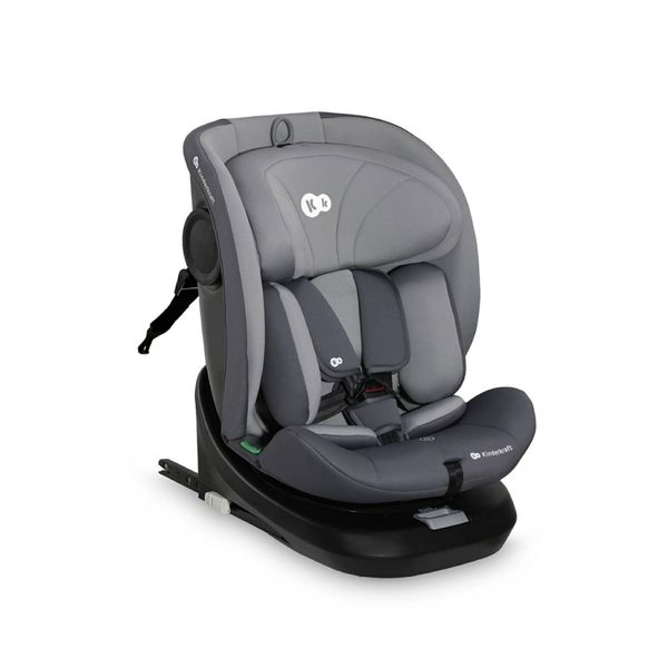 Kinderkraft seggiolino auto i-grow i-size grey 40-150cm con base girevole - KinderKraft