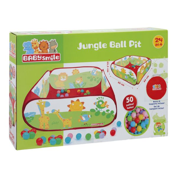 Piscinetta jungle con 50 palline - Baby Smile