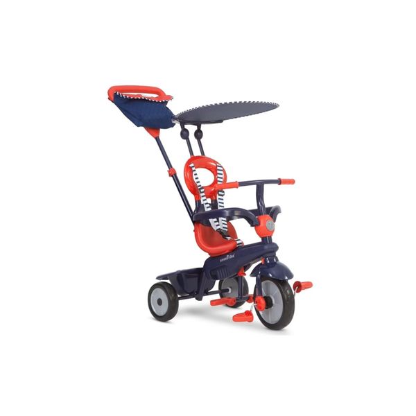 Tiriciclo 4 in 1 vanilla rosso e blu navy - smart trike - Smart Trike