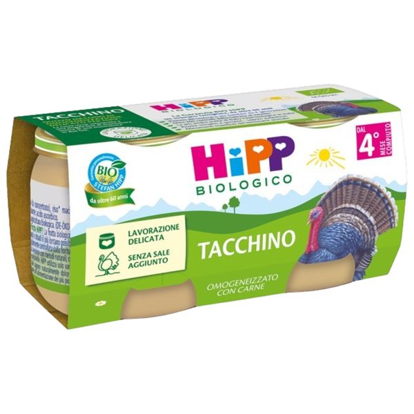 Hipp omogeneizzato tacchino 2x80g - Hipp Baby