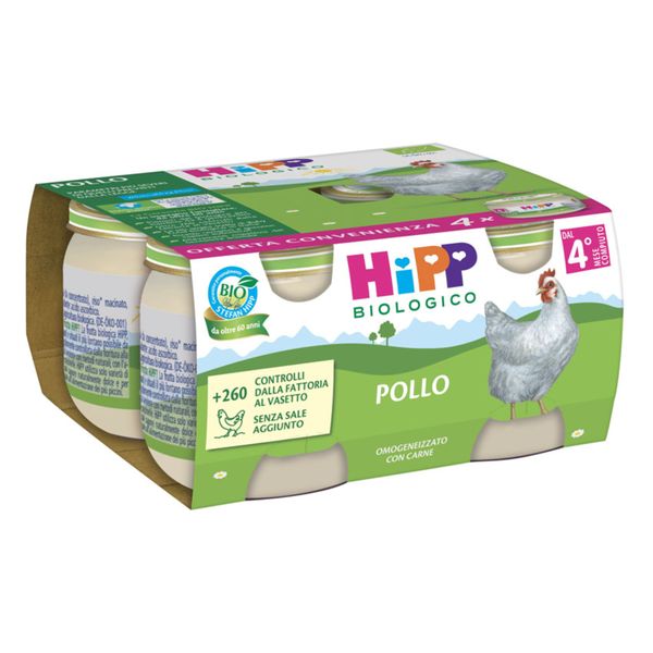 Hipp omogeneizzato pollo 4x80g - Hipp Baby