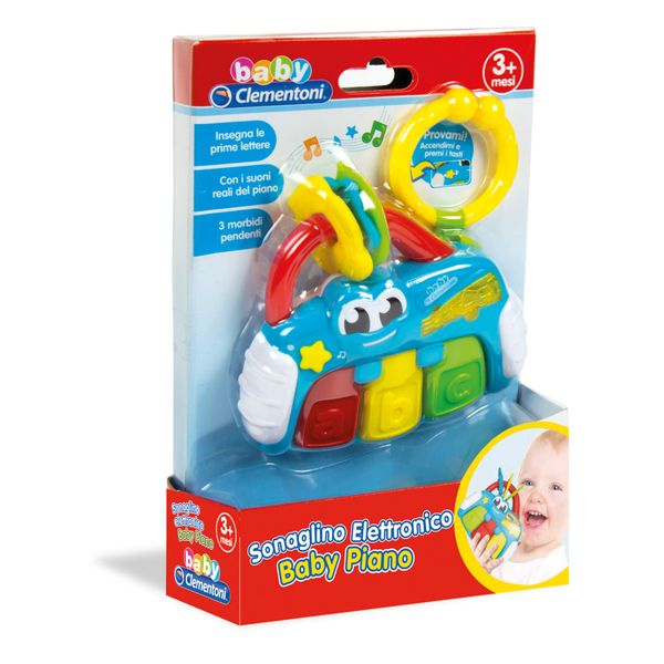 Baby clementoni - sonaglino elettronico baby pianola - Baby Clementoni