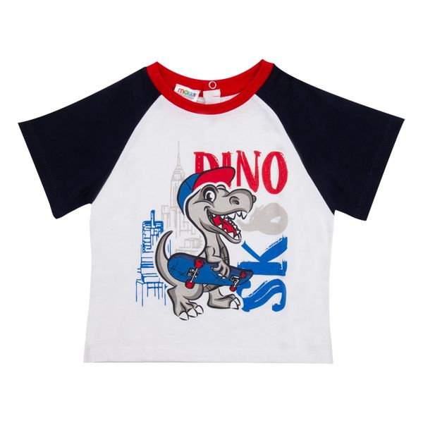 T-shirt raglan jersey stampata - Mawi