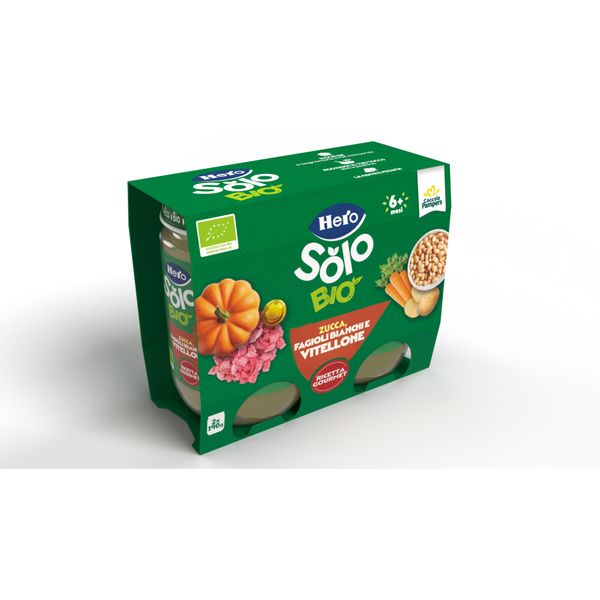 Hero solo bipacco omogeneizzato verdure vitellone 2x190 gr - Hero Solo