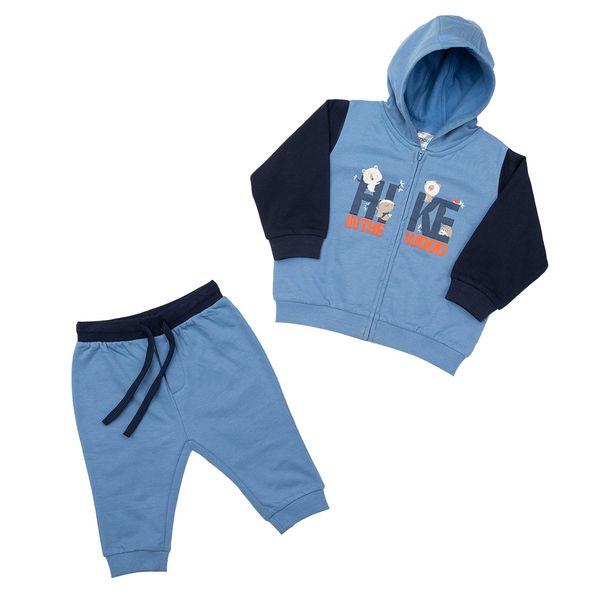 Mawi - jogging felpa c/capp e stampa - Mawi