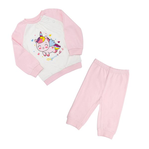 Mawi - pig. 2pz gl felpa baby f unicorno - Mawi