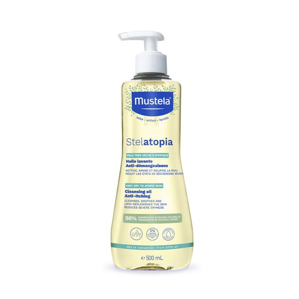 Mustela stelatopia olio bagno 500ml - Mustela
