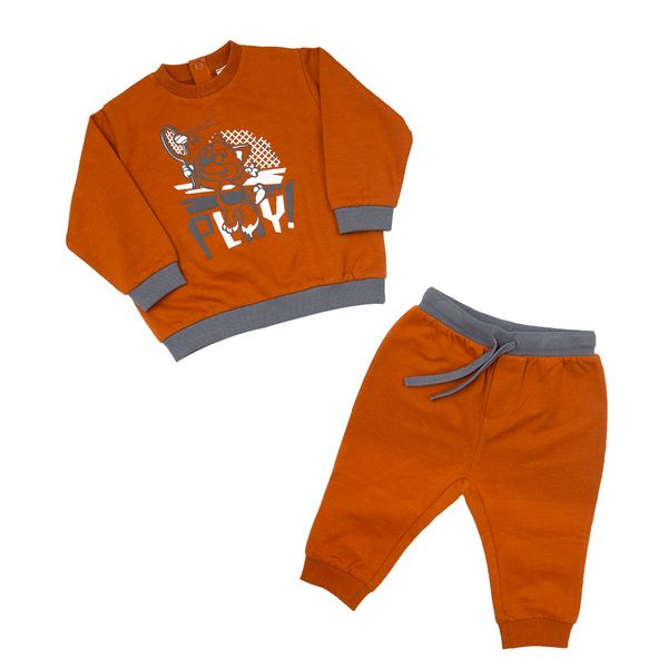 Mawi - jogging felpa bicolore c/stampa - Mawi