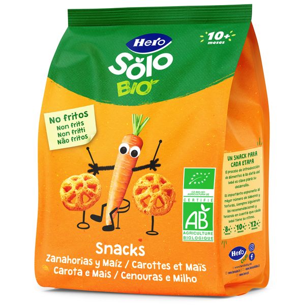 Snack carota mais 40g - hero solo - Hero