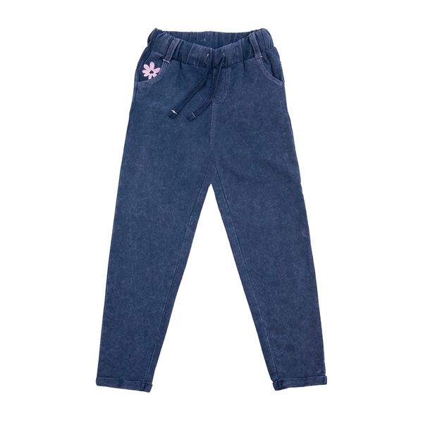 Pantalon french terry bimba blu - Mawi