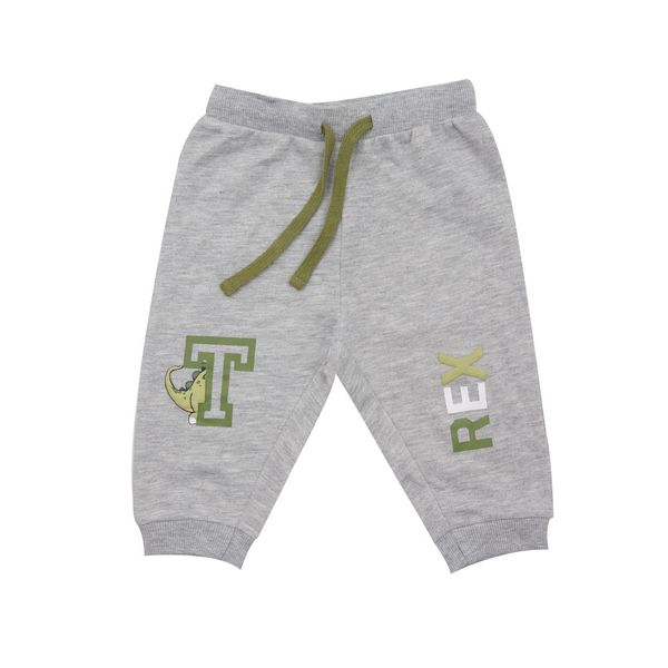 Pantalone felpato bimbo grigio - Mawi