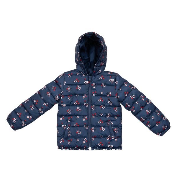 Piumino leggero bambina blu allover - Mawi