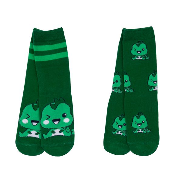 Pack due paia di calze antiscivolo bimbo draghetto - Mawi