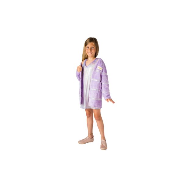 Costume  originale violet delle rainbow high con  abito e pelliccia ecologica - 10-12 anni - RAINBOW HIGH