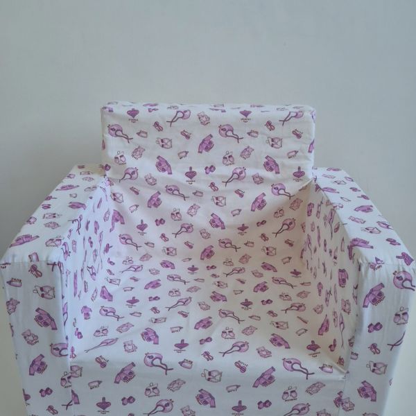 Poltrona bimbo bavaglino rosa - bimbisicuri - BIMBISICURI