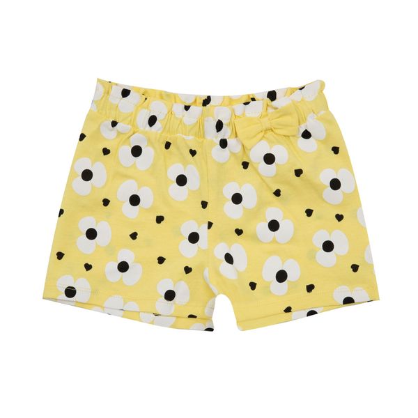 Short jersey bimba giallo con fiocco - Mawi