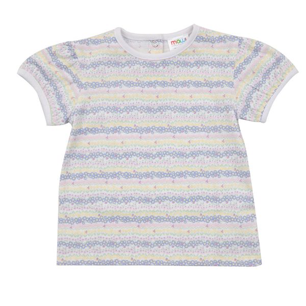 T-shirt jersey bimba multicolor stampata - Mawi
