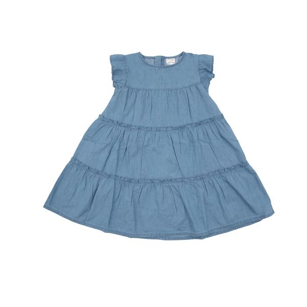 Abito denim bimba giromanica - Mawi